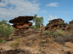 Rock formation, unknown valley