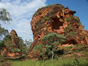 Rock formation, unknown valley