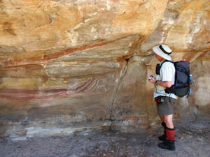 Rock shelter and painting