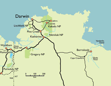 Top End Map