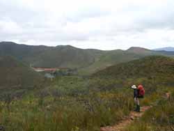 Early in the climb