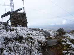 The icy summit