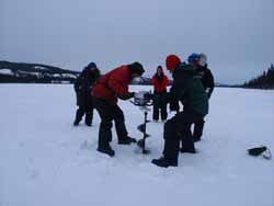 Drilling for water