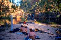 More relaxing at camp