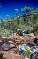 Crossing a creek