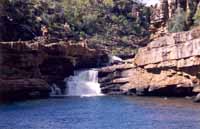 Looking upstream toward Katherine Falls