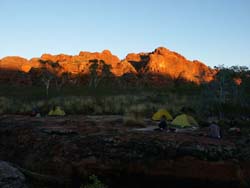 Sunset camp, R Willis 