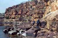 Walking through the Charnley Gorge