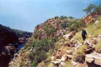 Sometimes you have to climb out of the gorge to continue