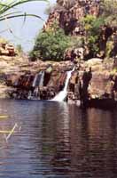 Side creek waterfall