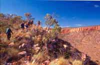 Walking by one of the Cockburn Gorges