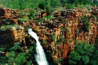 Wet season waterfall