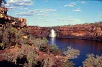 Solea Falls from below