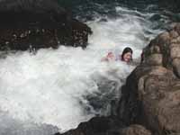 Enjoying the cascades