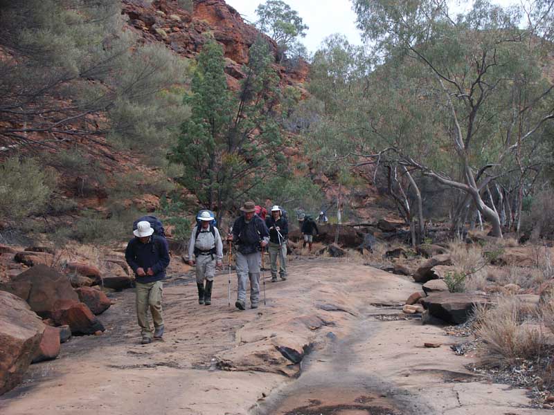 Walking down the tributary 1