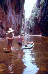 Downstream end of Freezing Gorge, January