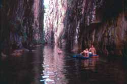 Freezing Gorge pack float, April