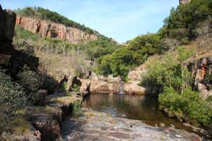 First camp view upstream