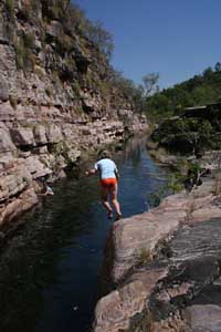 Cascades swim stop