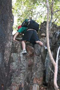 The climb