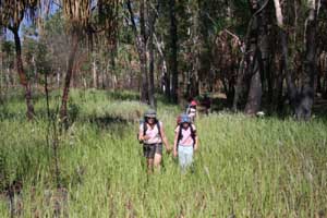 Walking down the main Graveside valley