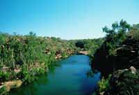 Barnett Gorge, view from track