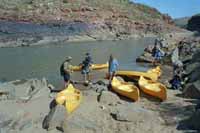 Collecting the canoes, 1999