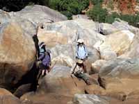 Lower Lennard rock scramble
