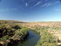 High view from near top of Moll Gorge