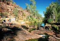 Upper Isdell cascades, 2003.