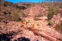 Dry season cascades