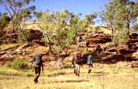 Walking between gorges