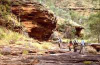 Dry creek above main gorge