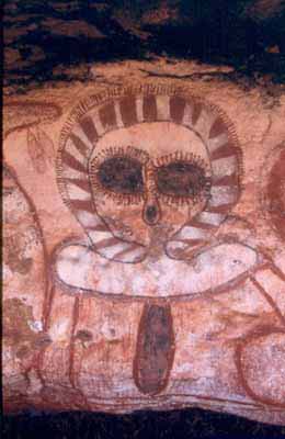 Wandjina painting