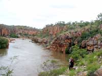 Walking off-trail in Katherine Gorge