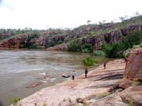 Off-track in Katherine Gorge