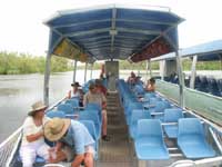 Yellow Waters Boat -- in the Dry, this boat would be full