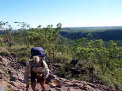 Climbing out of Barramundi Valley