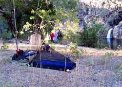 Barramundi Big Pool camp, photo J Mayze