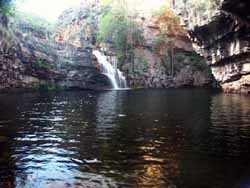 First falls above camp