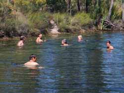 First Graveside Creek swim