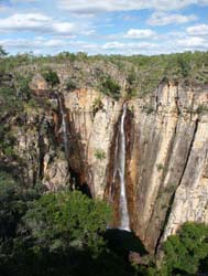 Graveside Falls, vertical view