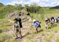 Gronophylum Creek, Russell leading, photo J Mayze