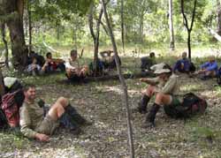 Round Jungle rest stop, photo J Mayze