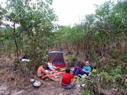 Camp 4, resting before dinner