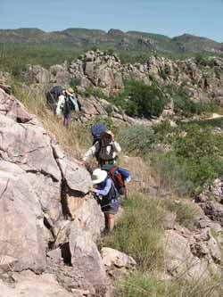 On the climb