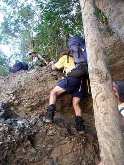 The first climb