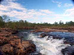 Rock ledge walking