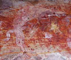 Crocodile painting