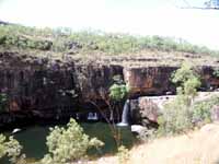 One of the Koolpin Gorge waterfalls